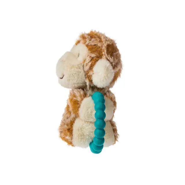 Alt view image 3 of 4 - Mary Meyer Soft Baby Rattle with Soothing Teether Ring, 6-Inches, Afrique Monkey
