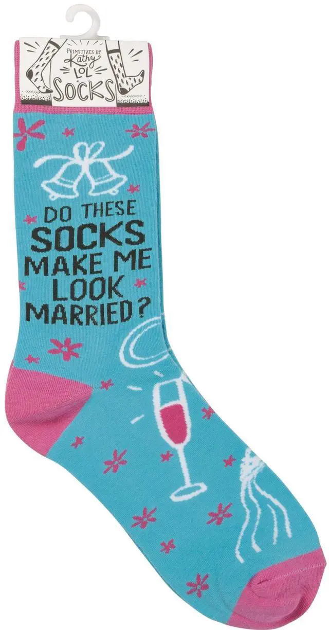 Alt view image 2 of 2 - Primitives by Kathy - Do These Socks Make Me Look Married?