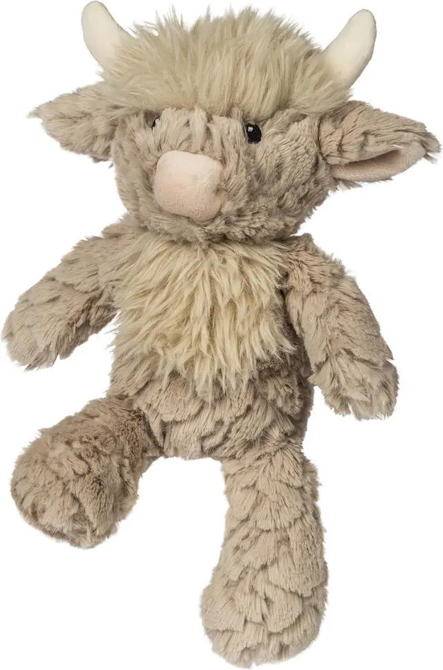 Main image of Mary Meyer Putty Nursery Stuffed Animal Soft Toy, 11-Inches, Brown Highland Cow