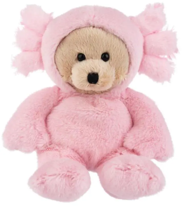Main image of Ganz Wee Bears Pink Axolotl Costume Plush Stuffed Animal Toy, 6"