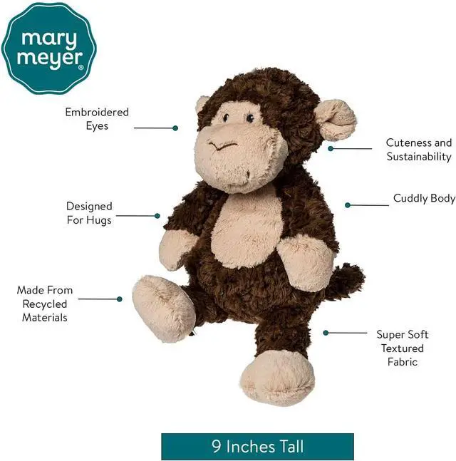 Alt view image 2 of 2 - Mary Meyer Stuffed Animal Again Friends Plush Soft Toy, 12-Inches, Monkey