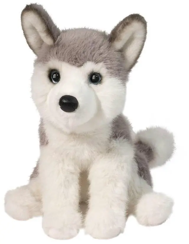 Main image of Douglas Cuddle Toys Flurrie Soft Husky Plush Stuffed Animal, 9"