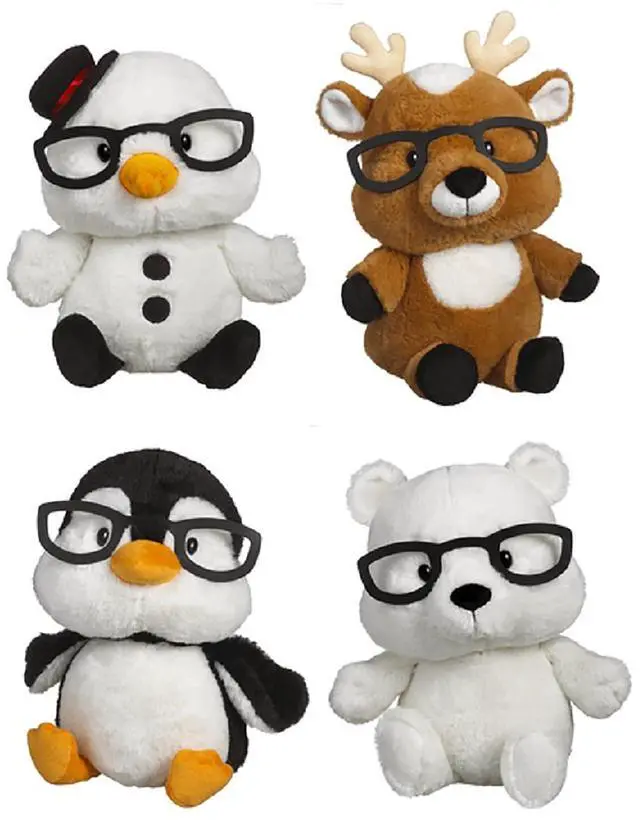 Alt view image 2 of 2 - Ganz Baby Plush Stuffed Animal 11 inches Spectimals, Snowman with Glasses