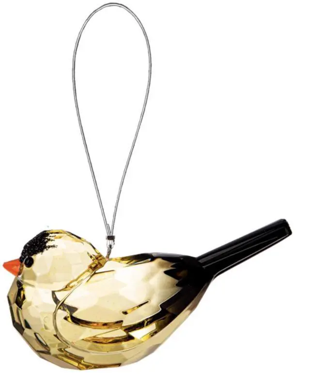 Alt view image 2 of 2 - Ganz Crystal Expressions Acrylic Gold Finch Bird Ornament, 3 1/4 inches