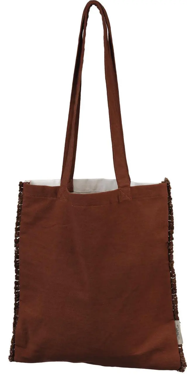 Alt view image 2 of 3 - Primitives By Kathy Market Shopping Tote - I Love My Bulldog