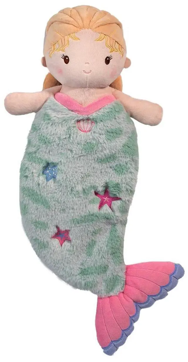 Main image of Douglas Toys Cora Mermaid Sshlumpie Plush Stuffed Animal Toy, 19"