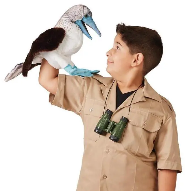 Alt view image 4 of 4 - Folkmanis Blue Footed Booby Hand Puppet