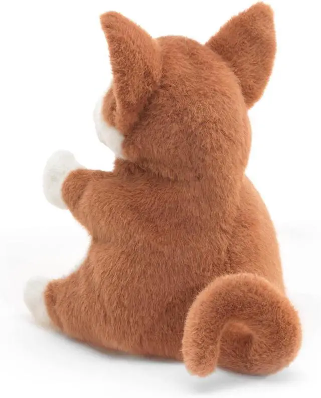 Alt view image 3 of 4 - Folkmanis Shiba Inu Puppy Hand Puppet, 10"