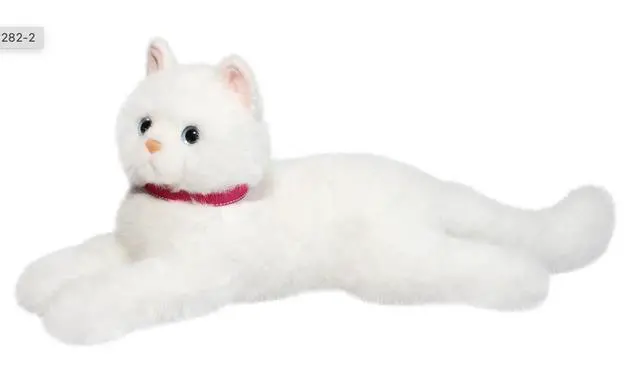 Alt view image 2 of 3 - Douglas Cuddle Toys Alba White Cat Plush Stuffed Animal, 15"