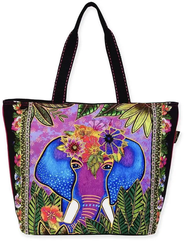 Main image of Sun'N'Sand Alijah Elephant Large Tote, Multicolor, 19'' x 6'' x 15''