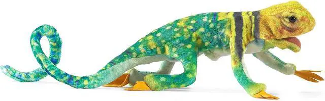 Alt view image 2 of 4 - Folkmanis Mini Collared Lizard Finger Puppet