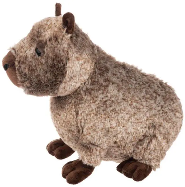 Alt view image 3 of 3 - Hands on Ganz Tan Chico Capybara Plush Stuffed Animal Toy, 10"