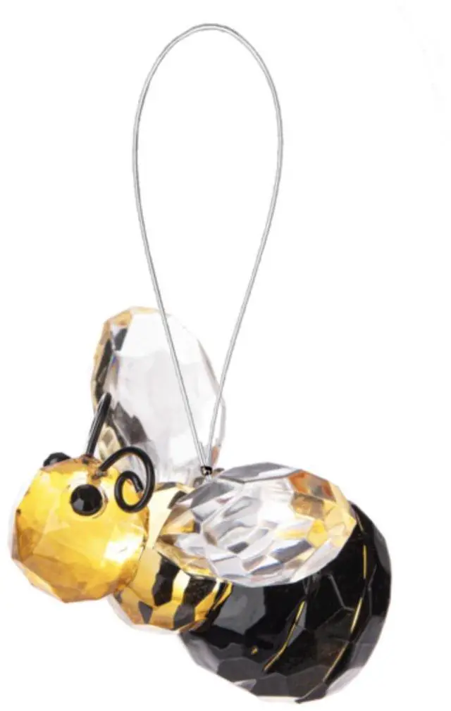 Main image of Crystal Expressions Ganz Acrylic Honey Bee Ornament, 2.5 inches