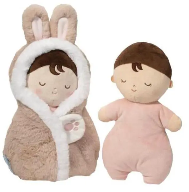 Alt view image 3 of 3 - Douglas Toys Douglas Baby Bunny Hug Soft Doll Plush Stuffed, 12 inch
