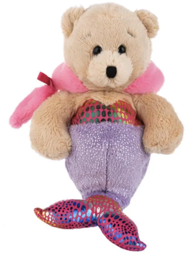 Alt view image 2 of 3 - Ganz Wee Bears Mermaid Costume Plush Stuffed Animal Toy, 6"