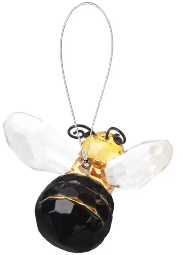 Alt view image 3 of 3 - Crystal Expressions Ganz Acrylic Honey Bee Ornament, 2.5 inches