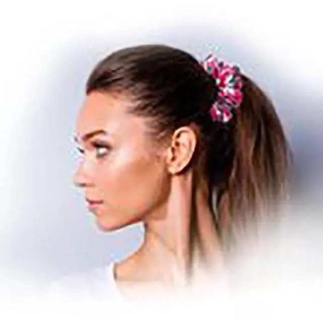 Alt view image 2 of 2 - Spoontiques Christmas Vacation Scrunchies (3-Pack)