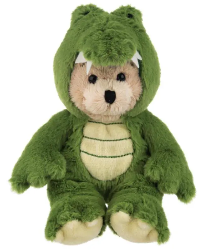 Main image of Ganz Wee Bears Alligator Costume Plush Stuffed Animal Toy, 6"