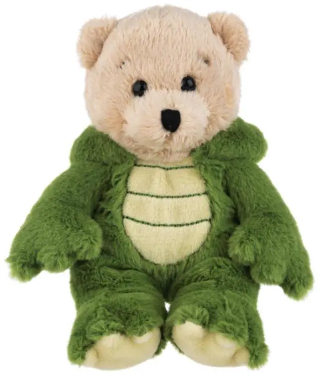Alt view image 2 of 3 - Ganz Wee Bears Alligator Costume Plush Stuffed Animal Toy, 6"