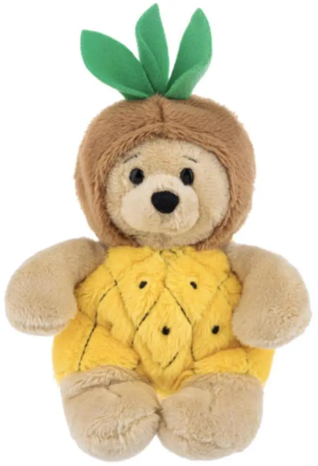 Main image of Ganz Wee Bears Pinapple Costume Plush Stuffed Animal Toy, 7"