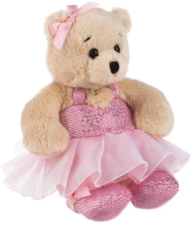Alt view image 2 of 2 - Ganz Wee Bears Ballerina Bear Costume Plush Stuffed Animal Toy, 6"