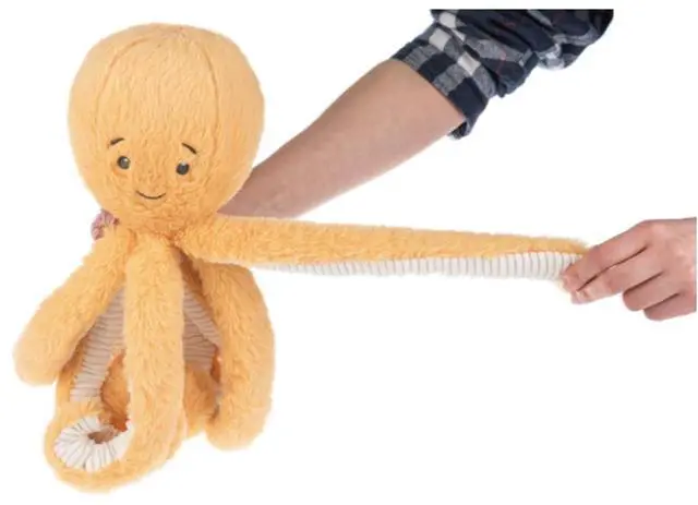 Alt view image 2 of 3 - Baby Ganz Coral Octopus Plush Stuffed Animal Toy, 16 inches Wide