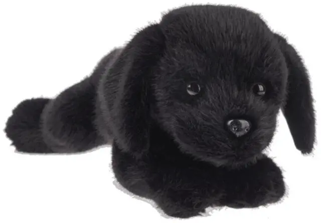 Main image of Hands on Ganz Biscuit Dog Black Labrador Lab Dog Plush Stuffed Animal Toy, 14"