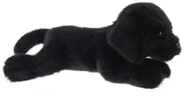 Alt view image 2 of 3 - Hands on Ganz Biscuit Dog Black Labrador Lab Dog Plush Stuffed Animal Toy, 14"