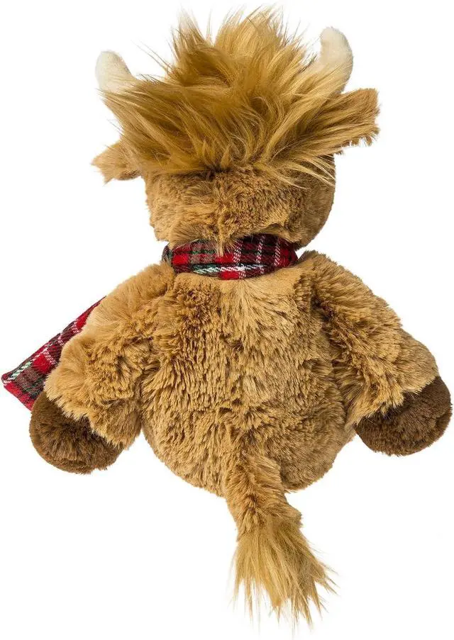Alt view image 3 of 3 - Mary Meyer Marshmallow Zoo Plush Soft Toy, 9-Inches, Junior Nutmeg Highland Cow