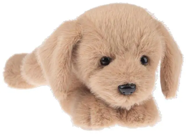 Main image of Hands on Ganz Biscuit Dog Yellow Labrador Lab Dog Plush Stuffed Animal Toy, 14"
