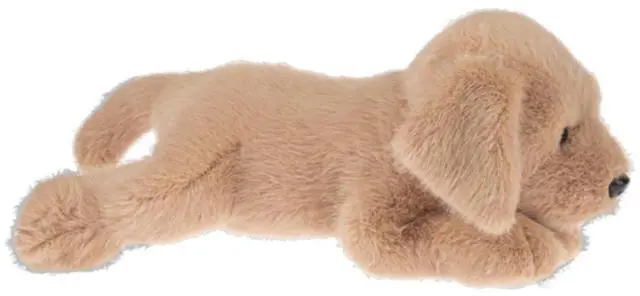 Alt view image 2 of 3 - Hands on Ganz Biscuit Dog Yellow Labrador Lab Dog Plush Stuffed Animal Toy, 14"