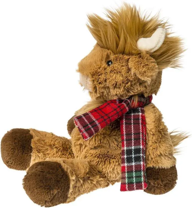 Alt view image 2 of 3 - Mary Meyer Marshmallow Zoo Plush Soft Toy, 9-Inches, Junior Nutmeg Highland Cow
