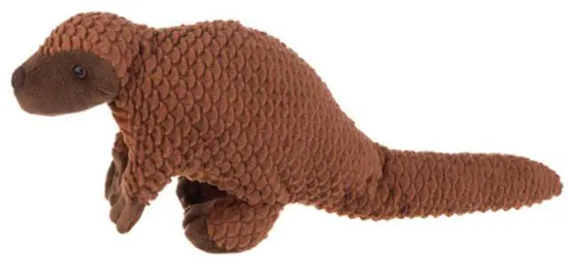 Alt view image 2 of 3 - Hands on Ganz Tan Spike Pangolin Plush Stuffed Animal Toy, 18"long