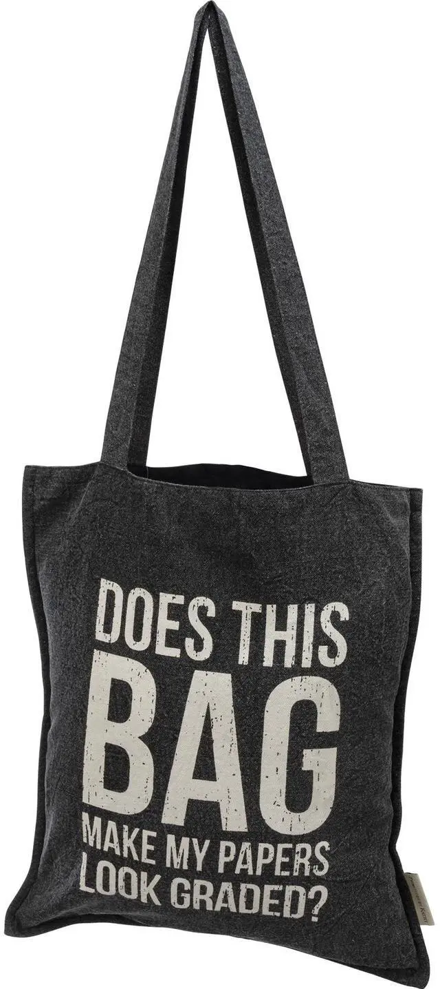 Alt view image 3 of 3 - Primitives by Kathy Tote - Realizing It's Only Wednesday Teacher Bag