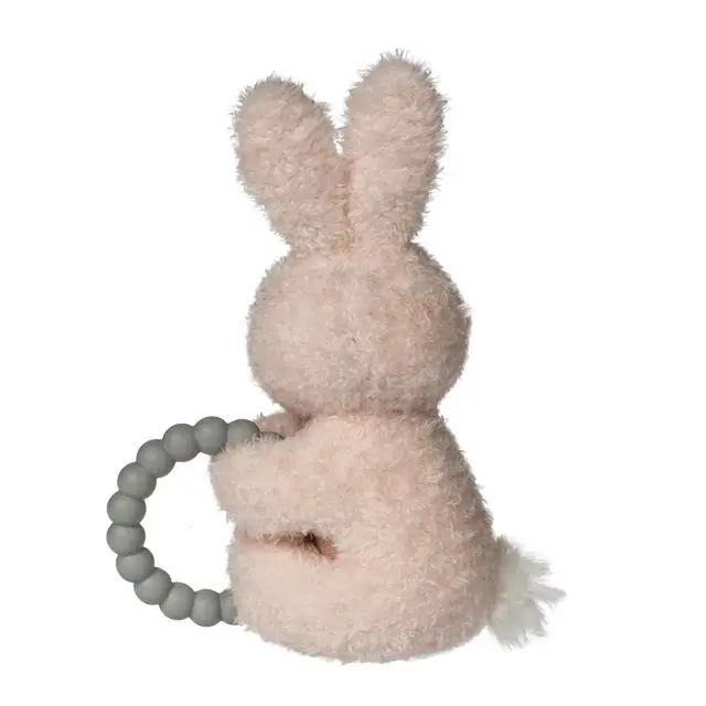 Alt view image 2 of 2 - Mary Meyer Soft Baby Rattle with Teether Ring, 6-Inches, Pink Sweet Dreams Bunny