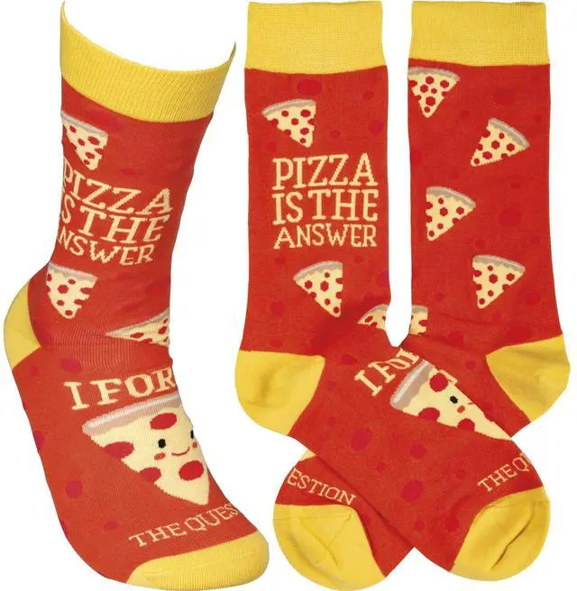 Main image of Primitives by Kathy Socks - Pizza Is The Answer I Forgot The Question