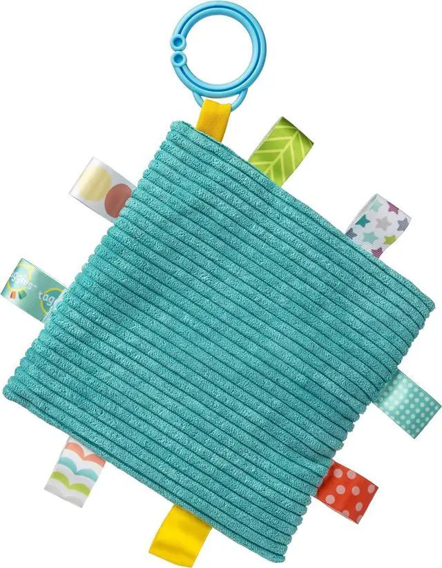 Alt view image 2 of 2 - Taggies Crinkle Me Activity Toy w/ Squeaker and Tags, 6 in, Green Peepers Frog
