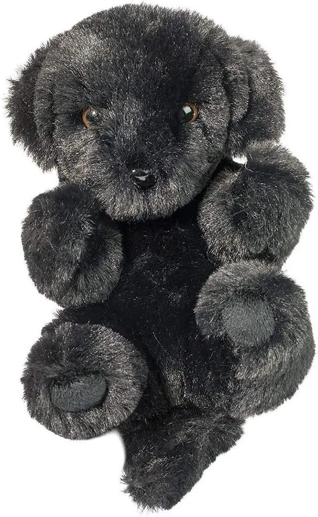 Main image of Douglas Plush Stuffed Animal Black Lab Lil Handful, 6"