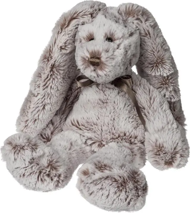 Main image of Mary Meyer Stuffed Animal Plush Soft Toy, 10-Inches, Luxey Loves Brown Bunny