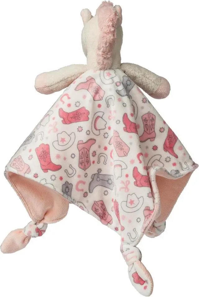 Alt view image 2 of 3 - Mary Meyer Stuffed Animal Character Blanket, 13 x 13-Inches, Cream Giddy Up Pony