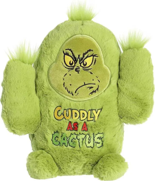 Main image of Aurora® Whimsical Dr. Seuss Prickly Grinch Plush Stuffed Animal Licensed, 9 in