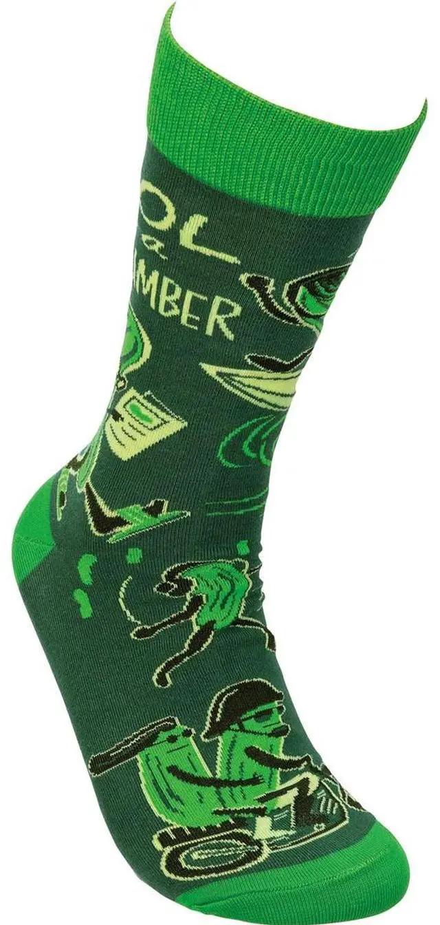 Alt view image 3 of 4 - Primitives by Kathy 113084 Cool as a Cucumber Socks
