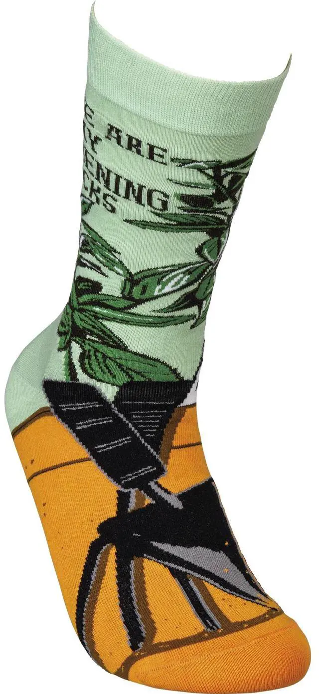 Alt view image 2 of 2 - Primitives by Kathy Socks - These Are My Gardening Socks