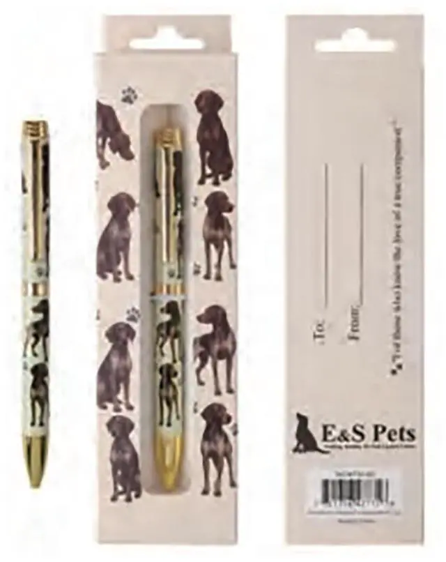 Main image of E&S Pets Refillable Ball Point Pen in Gift Box, German Shorthaired Pointer