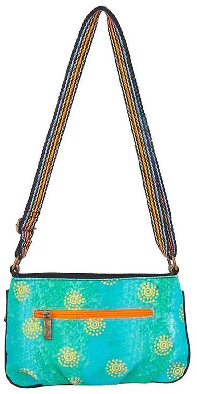 Alt view image 2 of 2 - Laurel Burch Tres Caballos Horses Crossbody Bag, 7