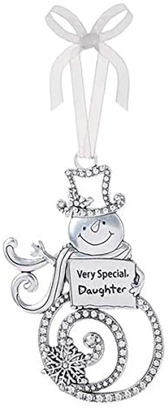 Main image of Ganz Ornament - Very Special Daughter - Silver