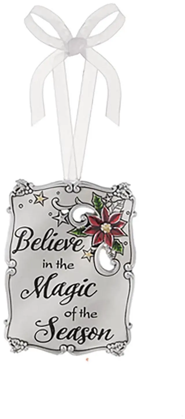 Main image of Ganz Ornament Plaque Believe in the Magic of the Season