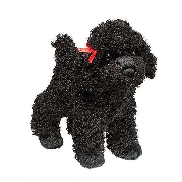 Alt view image 2 of 2 - Douglas Toys Gigi Black Poodle Plush Stuffed Animal Toy, 8"