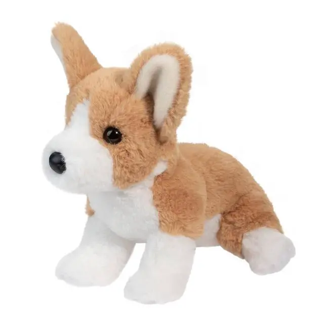 Alt view image 2 of 4 - Douglas Cheekie Soft Corgi Plush Stuffed Animal, 9.5"
