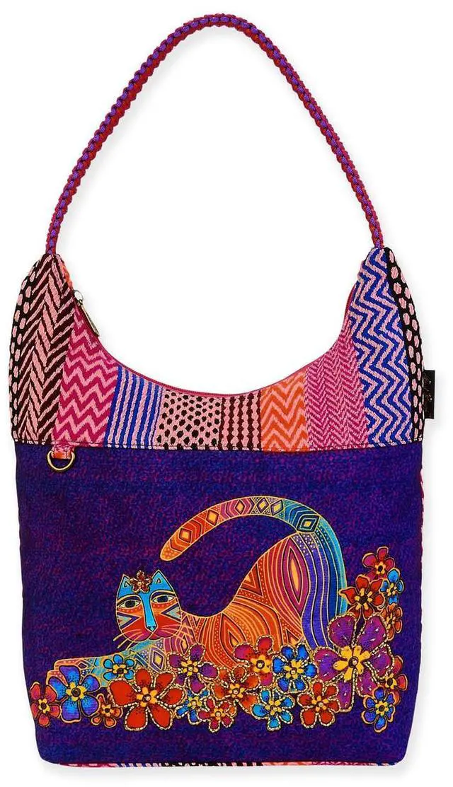 Main image of Sun'N'Sand Laurel Burch Catnificent Medium Scoop Tote Bag, 13.75 x 3.5 x 12''